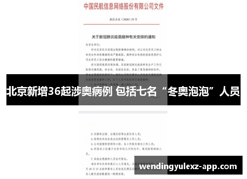 北京新增36起涉奥病例 包括七名“冬奥泡泡”人员